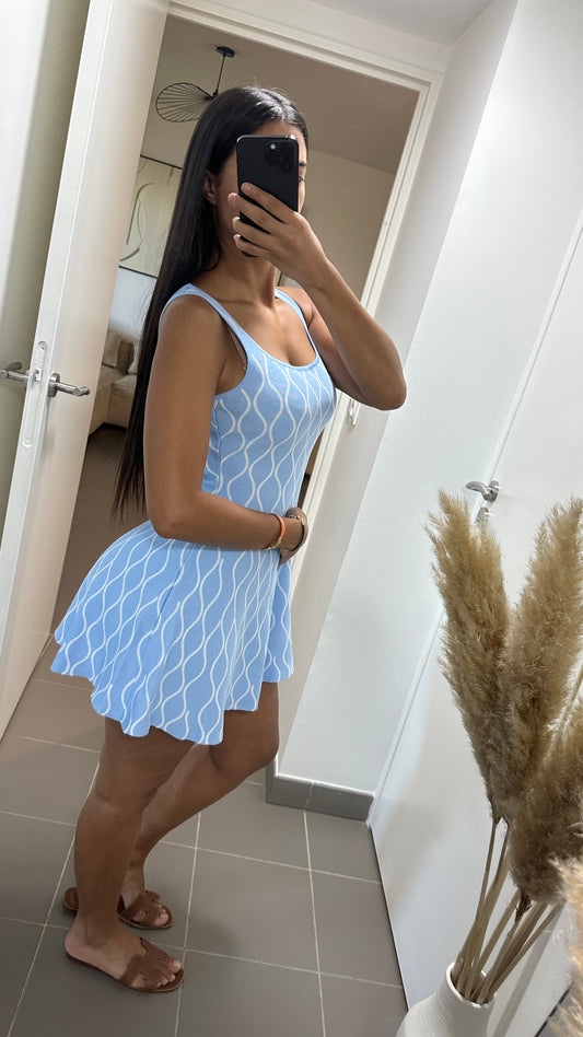 Robe Sylia bleu
